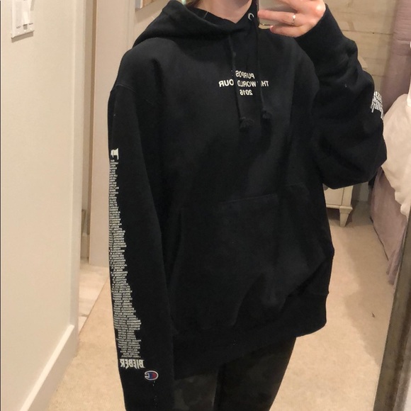 Champion | Jackets u0026 Coats | Authentic Justin Bieber World Tour Champion  Hoodie | Poshmark